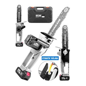 Yeni̇ Nesi̇l Kömürsüz 12 Inch Di̇ji̇tal Göstergeli̇ Otomati̇k Yağlamali Odun-dal Budama Maki̇nasi-w