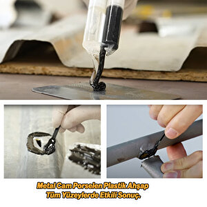 Çelik Epoksi Yapıştırıcı 6 Ml Metal Plastik Seramik Cam Çelik Yalıtım Onarma Doldurma 1 Adet