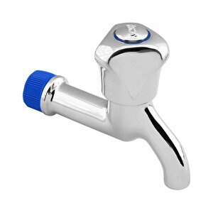 Kısa Musluk Çevirmeli Lavabo Banyo Mutfak Musluğu Bahçe Çeşmesi Klasik Musluk Tek Çıkışlı Batarya