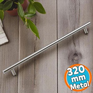 Mobilya Mutfak Çekmece Dolap Dolabı Kulpu Kulbu Kulpları İnox Metal Kulp (320 Mm-32 Cm)