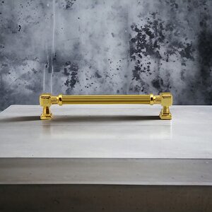 Mobilya Çekmece Mutfak Dolabı Dolap Kulpları Kulbu Kulpu Gold Altın Metal Kulp 160 Mm - 16 Cm