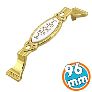 Mobilya Mutfak Dolabı Çekmece Dolap Kapak Kulpu Kulbu Altın 96 Mm Metal Kulp