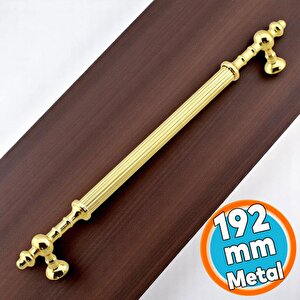 Mobilya Çekmece Mutfak Dolabı Dolap Kulpları Kulbu Kulpu Altın Gold Metal Kulp 192 Mm- 19.2 Cm
