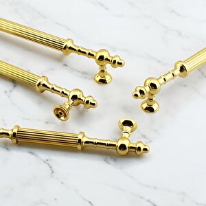 Mobilya Çekmece Mutfak Dolabı Dolap Kulpları Kulbu Kulpu Altın Gold Metal Kulp 192 Mm- 19.2 Cm