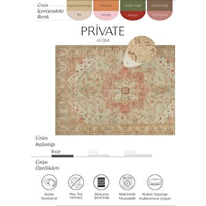 Cool Halı Private Bej Eskitme Vintage Halı Etnik Otantik Dokuma Şönil Halı Yıkanabilir Salon Halısı