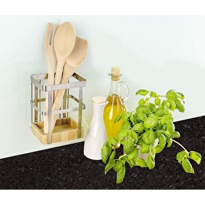 Saban Bambu Tezgah Üstü Kaşıklık T24