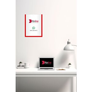 2 Adet A4 Kırmızı Belge Sertifika Çerçevesi Kendinden Yapışkanlı Kolay Değiştirilebilir Föylük