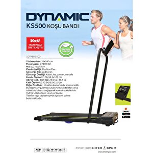 Ks500 Koşu Bandi Uzaktan Kumandali Enerji̇ Tasarruflu