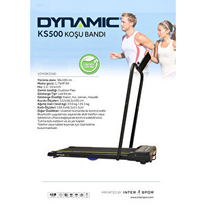 KS500 Koşu Bandi Uzaktan Kumandali Enerji̇ Tasarruflu