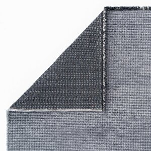 Cool Halı Solid 01 Grey Gri Yumuşak Dokulu Makinede Yıkanabilir Kaymaz Tabanlı İnce Halı