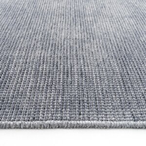 Cool Halı Solid 01 Grey Gri Yumuşak Dokulu Makinede Yıkanabilir Kaymaz Tabanlı İnce Halı