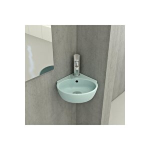 Taromina Köşe Lavabo 30 Cm Mat Buz Mavi 1392-029-0126
