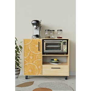 Orange Pieces Design "dafni" Kahve Köşesi Mutfak Dolabı