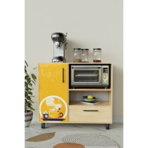Yellow Design "dafni" Kahve Köşesi Mutfak Dolabı
