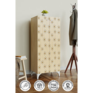 Daisy Design 3 Raflı Çok Amaçlı Dolap Mutfak Salon Banyo Ofis Salon Dolabı