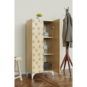 Daisy Design 3 Raflı Çok Amaçlı Dolap Mutfak Salon Banyo Ofis Salon Dolabı