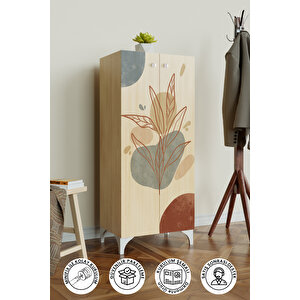 Minimal Leaf 3 Raflı Çok Amaçlı Dolap Mutfak Salon Banyo Ofis Salon Dolabı