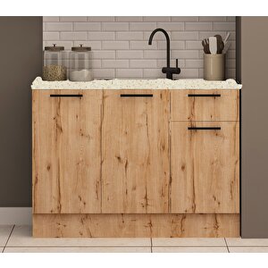 120 Cm Tezgahlı Şila Mini Mutfak Alt Dolabı