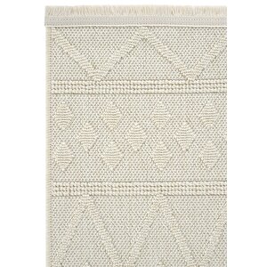 Hasır 620 Krem Halı İnce Halı Kilim Mutfak Halısı Kesme Halı Yolluk Oturma Odası Halısı Yazlık Halı 80x350 cm