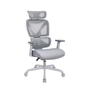 Unique-sx Yönetici Ve Çalışma Koltuğu - Gri 74x119.5-129x65.5 Cm