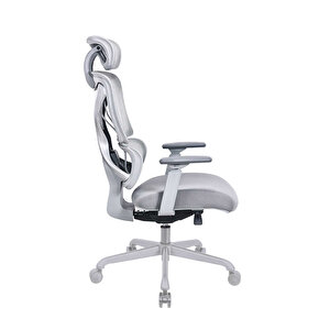 Unique-sx Yönetici Ve Çalışma Koltuğu - Gri 74x119.5-129x65.5 Cm