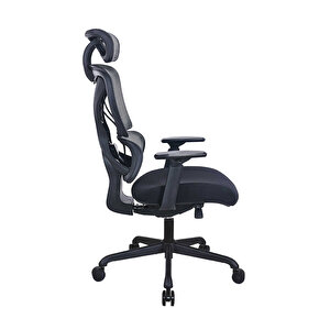 Unique-sx Yönetici Ve Çalışma Koltuğu - Siyah 74x119.5-129x65.5 Cm