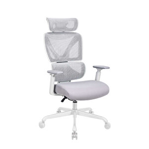 Unique-sx Yönetici Ve Çalışma Koltuğu - Gri/krem 74x119.5-129x65.5 Cm