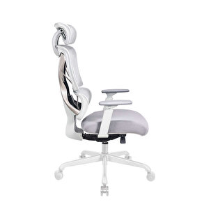 Unique-sx Yönetici Ve Çalışma Koltuğu - Gri/krem 74x119.5-129x65.5 Cm