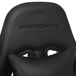 Adore Gaming Prime-x Pofesyonel Oyuncu - Siyah Suni Deri 69x119.5-130x76 Cm