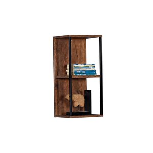 Profile Duvar Rafı-koyu Ceviz(oslo Ceviz) 30x63x25 Cm (gxyxd)