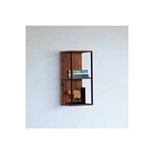 Profile Duvar Rafı-koyu Ceviz(oslo Ceviz) 30x63x25 Cm (gxyxd)