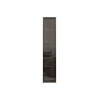 Milano Gardırop Tek Cam Kapak - Bronz Cam 90x218x2 Cm