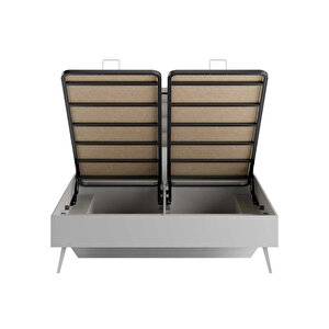 Milano Çift Kişilik Karyola - Vizon/zebra 166x120x205 Cm