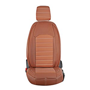 Renault Symbol Deri Oto Koltuk Kılıfı Ön Arka Set Giydirme Model Tarçın Original Model