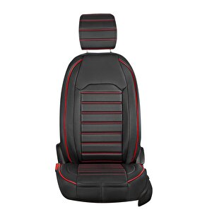 Fiat Freemont 5 Koltuk Deri Oto Koltuk Kılıfı Ön Arka Set Giydirme Model Siyah Kırmızı Original Model