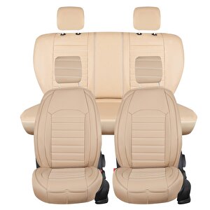Acura Mdx Deri Oto Koltuk Kılıfı Ön Arka Set Giydirme Model Bej Original Model