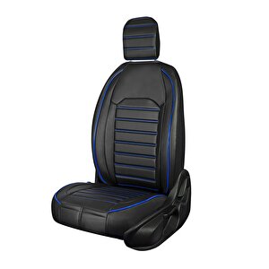 Volvo V70 Deri Oto Koltuk Kılıfı Ön Arka Set Giydirme Model Siyah Mavi Original Model