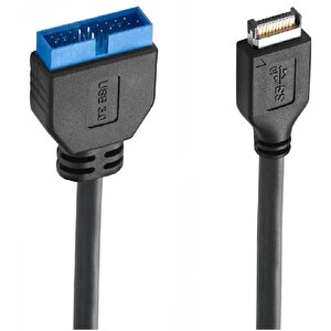 5076 Usb 3.1 Type-e Male To Usb 3.0 19 20 Pin Dişi Uzatma Kablosu