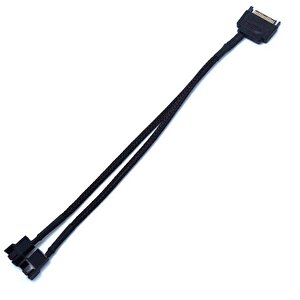 4597 Sata Power To Fan Çevirici 3 Port Y Pin Pwm Çoklayıcı Splitter Fan Kablosu