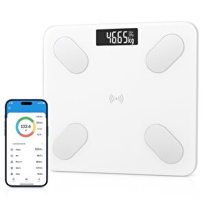 Di̇ji̇tal Banyo Baskül Ki̇lo Tarti Bluetooth Uygulama Destekli̇ Terazi̇