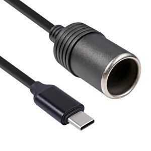 Type-c 5 Volt To 12 Volt Çakmak Fi̇ş Çevi̇ri̇ci̇