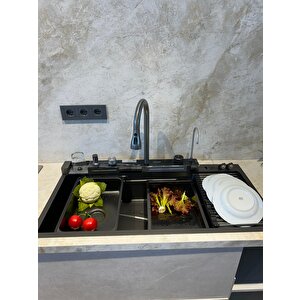 The Sink Marinax 100x50 Ultra Teknolojik Eviye Seti Sol Damlalıklı