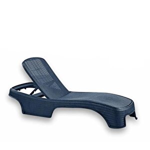 Sy-2536 Antrasit Brezza Royal Lüks Rattan Şezlong