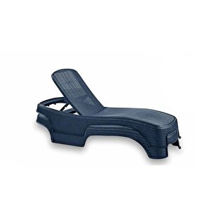 Sy-2536 Antrasit Brezza Royal Lüks Rattan Şezlong