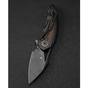 Bestech Nuke Bt2107e Titanyum+siyah Turuncu G10 Sap M390 Çelik Çakı