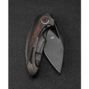 Bestech Nuke Bt2107e Titanyum+siyah Turuncu G10 Sap M390 Çelik Çakı