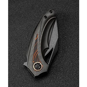 Bestech Nuke Bt2107e Titanyum+siyah Turuncu G10 Sap M390 Çelik Çakı