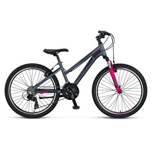 Wildfire L 26 Jant 14k 21spd V Fren Dağ Bisikleti Antrasit Pembe