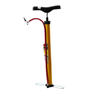 Klasik Bisiklet Pompası Ve Uç Seti El Tipi Ayak Tutamaklı Metal Boru Top Lastik Teker Şişirme Uçlu