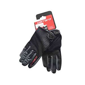 Carraro Pk-3020 L Beden Siyah Uzun Parmak Bisiklet Eldiveni